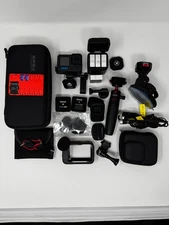 GoPro HERO 12 Bundle 4 Batteries Media Mod Wireless Mic Remote 2 Micro SD Cards