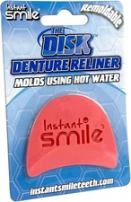 The New Remoldable Disk Denture Reliner Re-Liner by Instant Smile