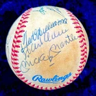 500 Home Run Club Multi-Signed (11) Official OAL Baseball. Mantle, Mays. PSA