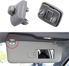 FIT FORD PAIR GREY SUN VISOR CLIP HOLDER HANGER BRACKET UK