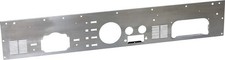 Kentrol For 77-86 Jeep Cj Dash Panel With Radio Opening Brushed Silver Part