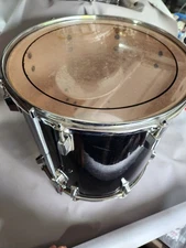 Ludwig Accent  16"x16" Floor Tom Drum with Legs – Black Gloss