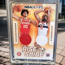 2024-25 Panini Nba Hoops - Rise N Shine Dual Memorabilia Alexandre Sarr,...