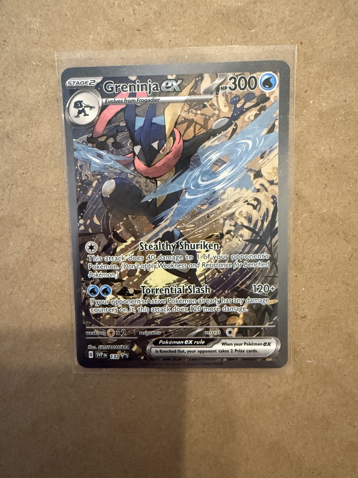 Greninja ex 2024 Scarlet & Violet: Black Star Promo #132 Surging