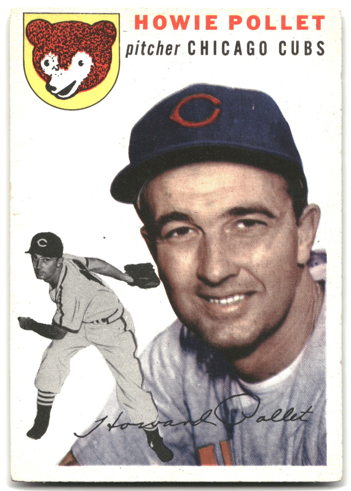 Howie Pollet #89 Baseball Cards 1954 Topps trading card — raw and PSA graded price guide