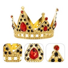 Metal Crown Cake Decor Reusable Birthday Wedding Cake Topper Accessory