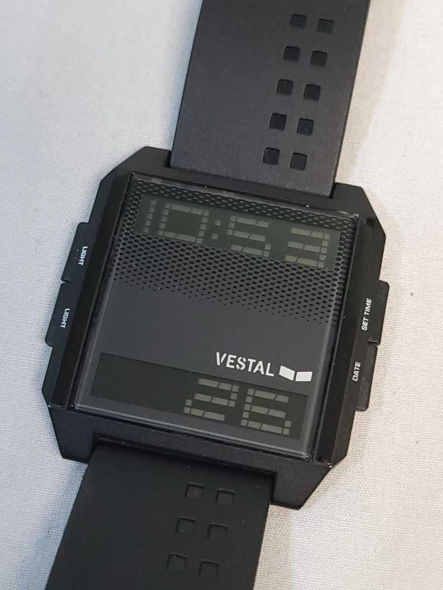 VESTAL◇クォーツ腕時計/デジタル/-/BLK/BLK Vestal - Watch 中古 