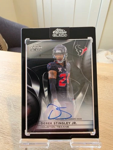 2025 Topps Chrome Derek Stingley Jr. Chrome Autographs (RAW)