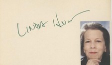 Linda Hunt-RARE Signed Index Card