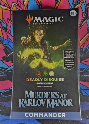 mtg disguise commander deck Murders at Karlov Manor Commander Deck