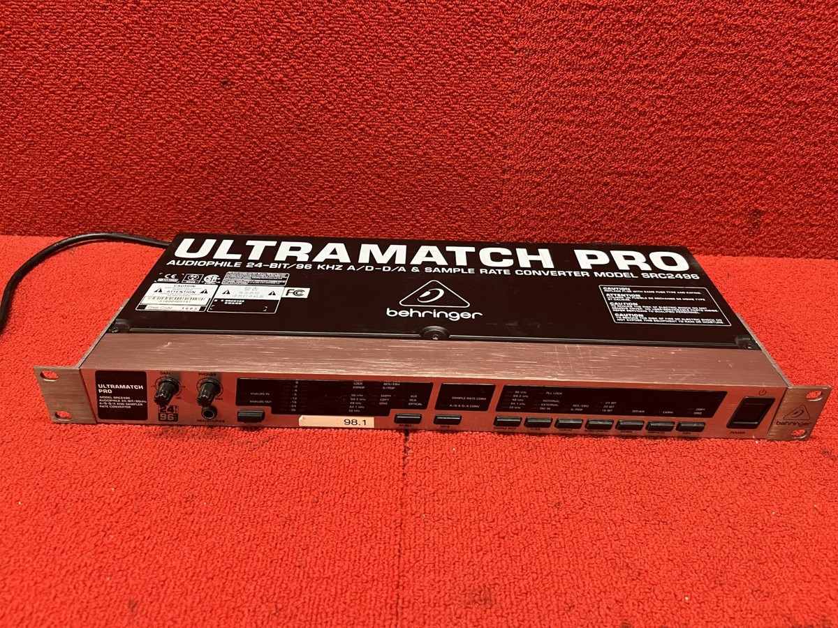 ベリンガー BEHRINGER ULTRAMATCH PRO SRC2496 Behringer Ultramatch Pro SRC2496 Sample Rate Converter for sale