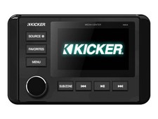 Kicker 46KMC4 KMC4 Marine Dual-Zone Media Center w/ AM/FM and Weather-Band Tuner