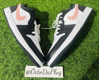 Nike Air Jordan 1 Low White Rust Pink Mens Sizes nby 553558-165
