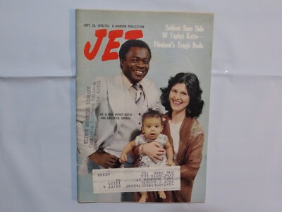 Jet Magazine: Sept 16 1976 - Seldom Seen Side Of Yaphet Kotto OB
