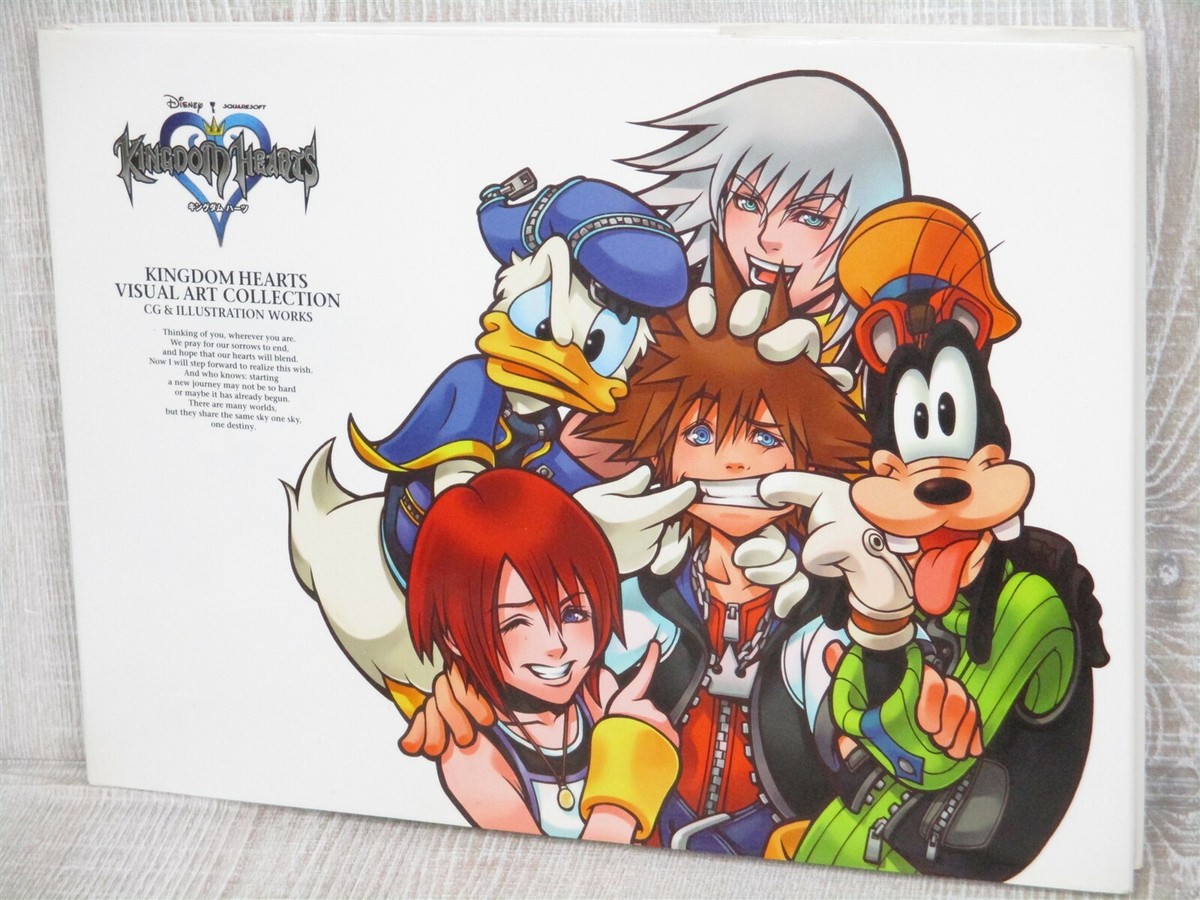 KINGDOM HEARTS Visual Art Collection Fan PS2 Book Tetsuya Nomura