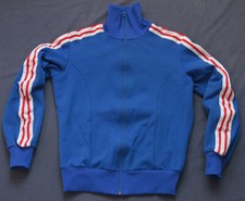 Adidas Jacket Vintage Retro Tracksuit Top Oldschool Track Trefoil 80s XS