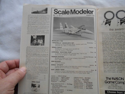 Scale Modeler Magazine-AUGUST,1977 - Picture 2 of 2