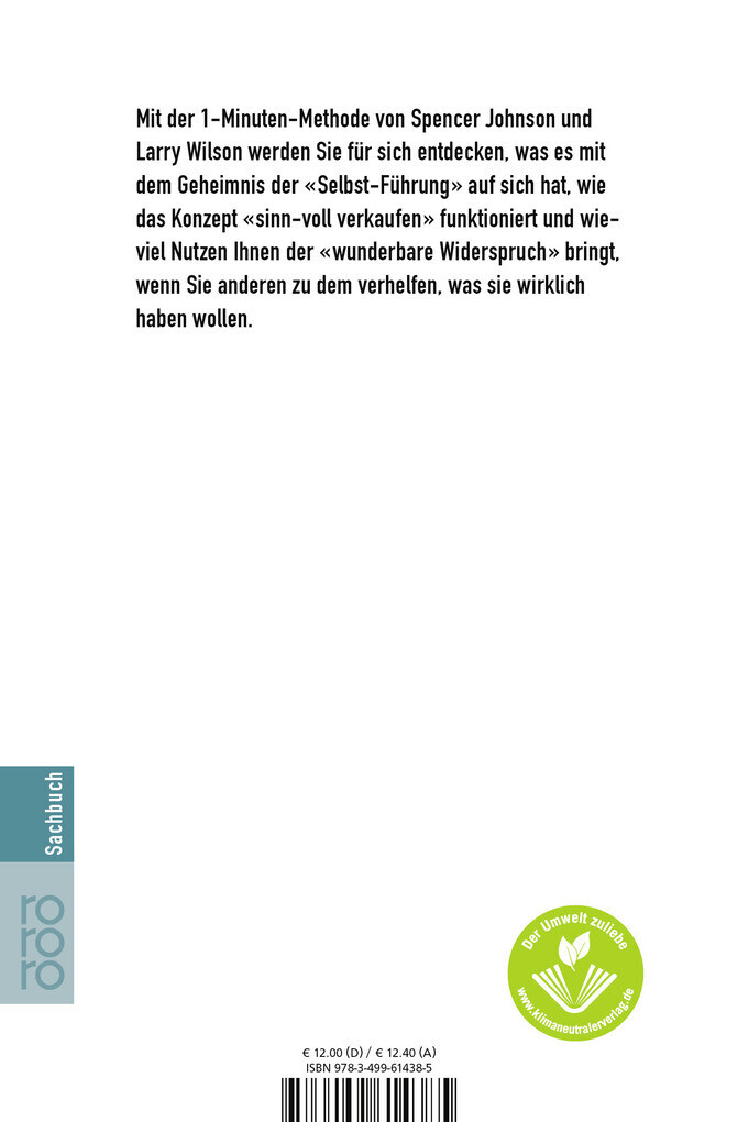 Thumbnail - Das Minuten-verkaufstalent | Spencer Johnson, Larry Wilson | 2002 |