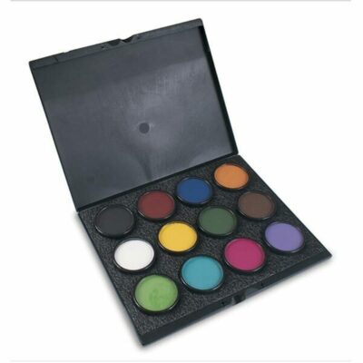 Mehron Paradise Makeup AQ ProPalette 12 Colors for Body & Face Painting
