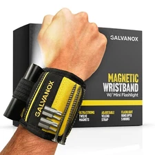 Magnetic Tool Wristband with Worklight