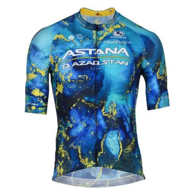 Team Astana Sleeve Jersey Astana Cycling Jersey 2020 Biemme XDS