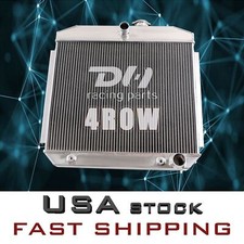 4row Alum Radiator For 1955 56 57chevy Bel-air 210 150 4.3 283cu 4.6l 265cu V8