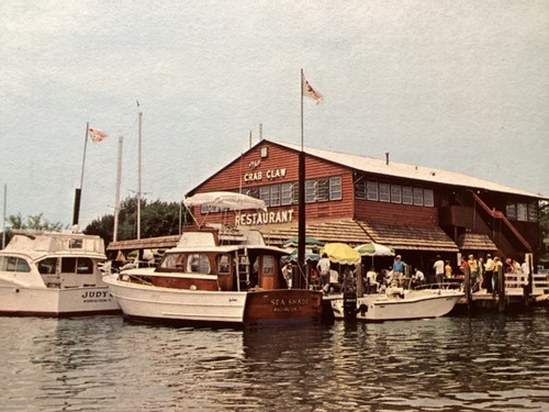 The Crab Claw Restaurant: St. Michaels MD - Postal vintage - Imagen 2 de 3