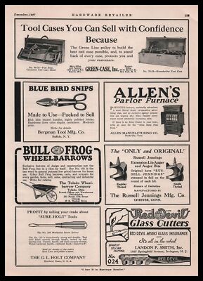 1927 G L Holt Company No. 150 Mechanics Screw Driver ''Sure Holt'' Tools Print Ad