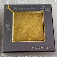 Motorola MC68030RC40C Microprocessor IC CPU 32-Bit 40MHz 128-PGA