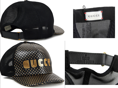 Gucci X Sega Leather Guccy Stars Baseball Hat Baseball Cap Beanie