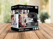 Work From Home with Vivitar Digital Webcam Clip On Camera Full HD 1080p NIB