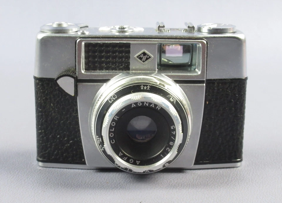 Macchina fotografica Agfa Optima I a Color Agnar 1:2.8/45 custodia pelle vintage - Image 2 of 4