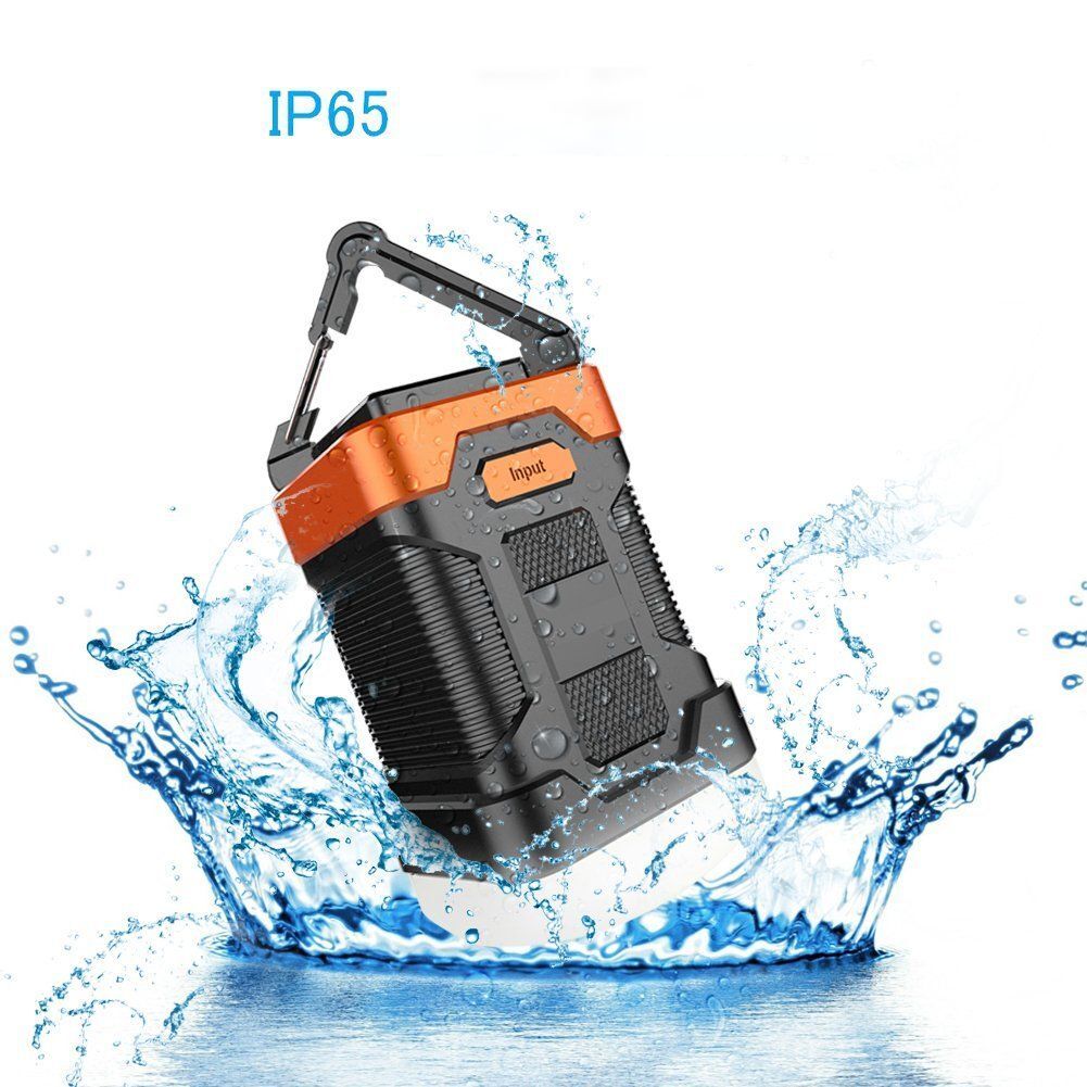Lanterne de camping étanche anti-panne et batterie externe portable 10000 mAh