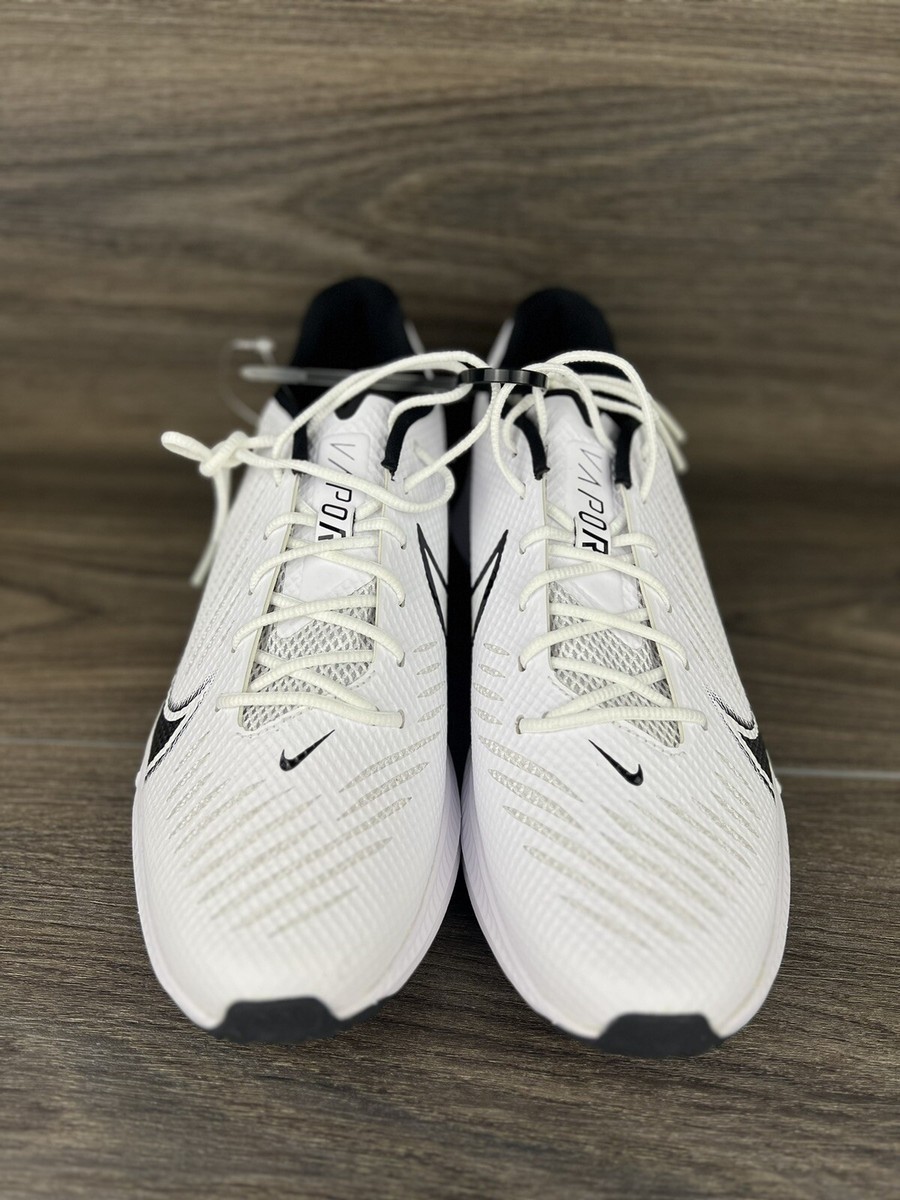 Size 9.5 Nike Vapor Edge Turf Football Shoes White/Black  display picture 3