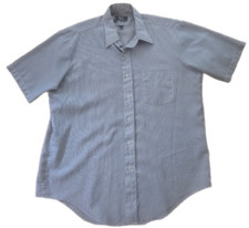 Arrow Gray Wrinkle Free Oxford Button Down Casual Dress Shirt Men  s Size 16.5