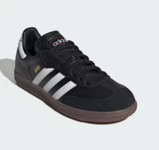 Adidas Little Kid’s Big Kids Samba Indoor Soccer Shoes Black IF1945 Boy’s Girl’s