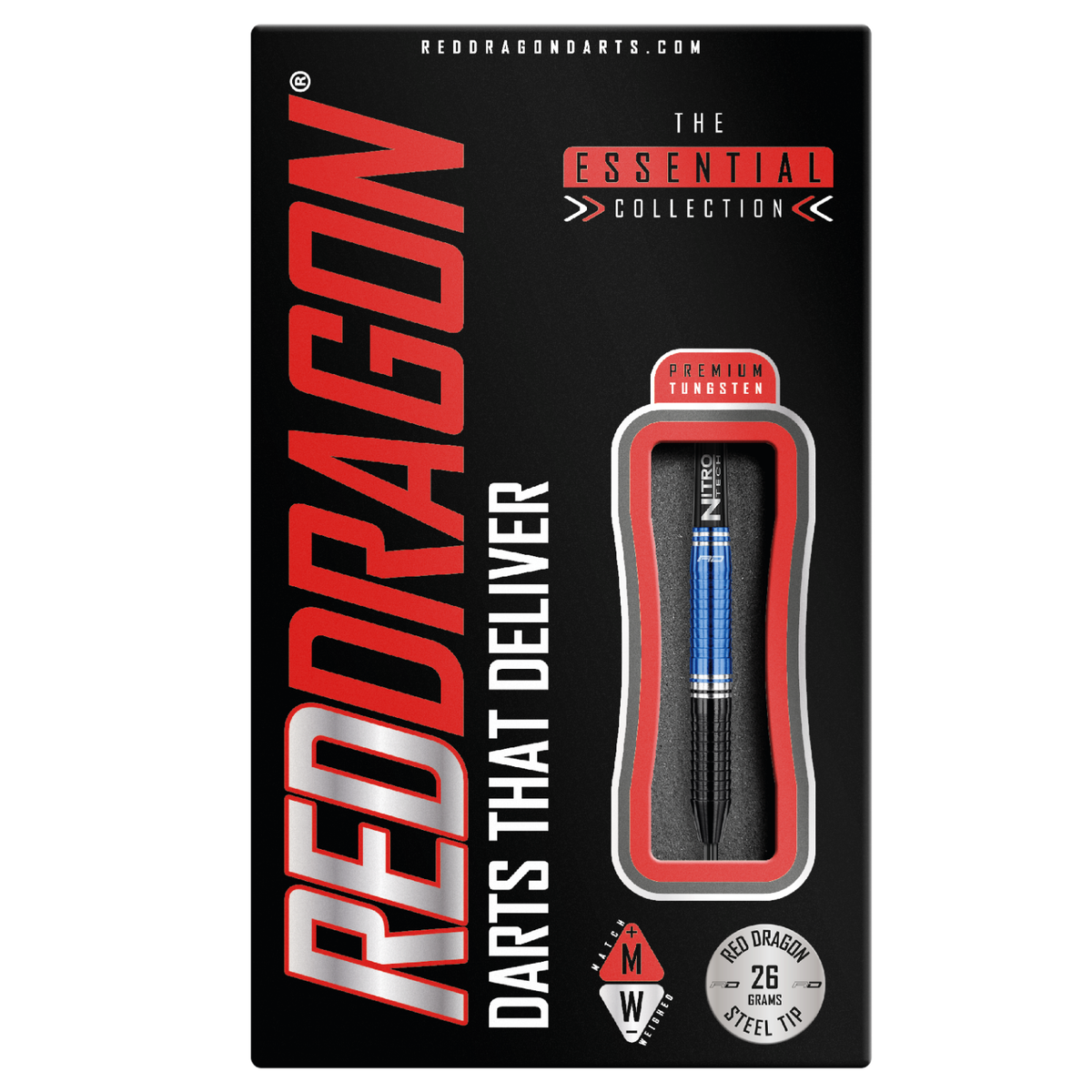 26 GRAM RED DRAGON RAZOR EDGE ZX-3 85% TUNGSTEN STEEL TIP DARTS | eBay