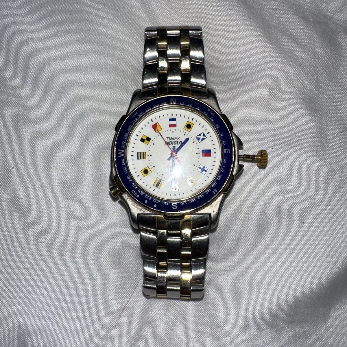Timex Indiglo Flag Watch Parts Repair | eBay