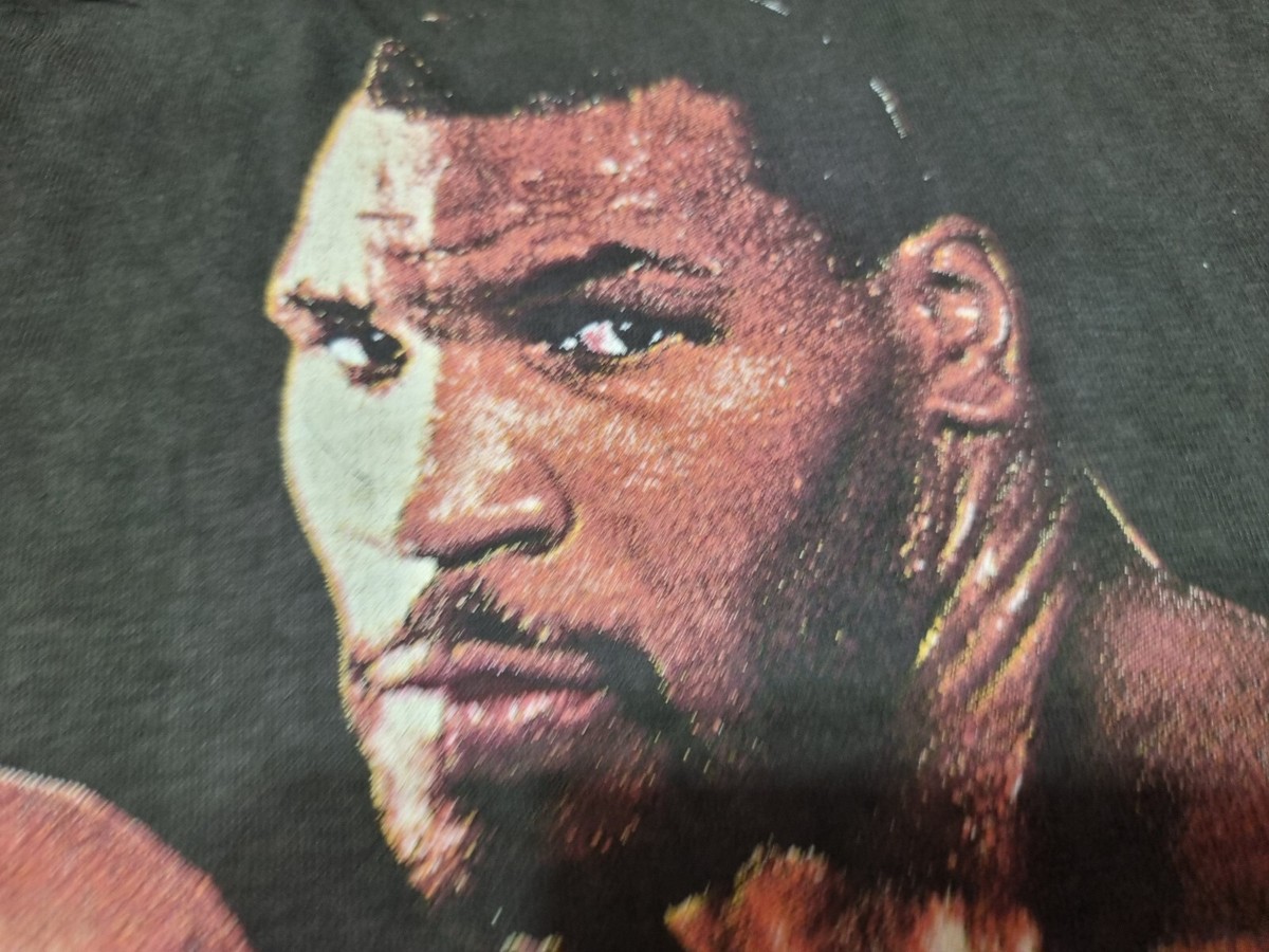 Vintage 90s Rap Tee Shirt Mike Tyson Big Face Boxing Rare VTG t 