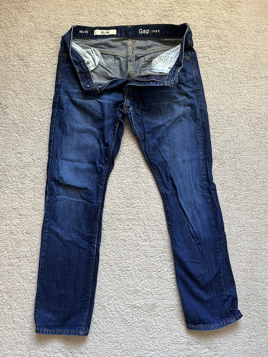 Mens Gap Slim Fit Jeans 30X30 (1969 Special Edition) Fit Like A