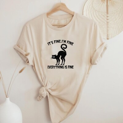 It's Fine I'm Fine Everything Is Fine Halloween Unisex Short Sleeve 