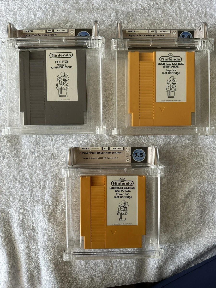 Nintendo World Class Service Center Test Station NES SNES 3 Cart