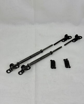 30pcs Muzata Cable Railing Kit, Black, 1/8  Cable T316 Stainless Swage Toggle