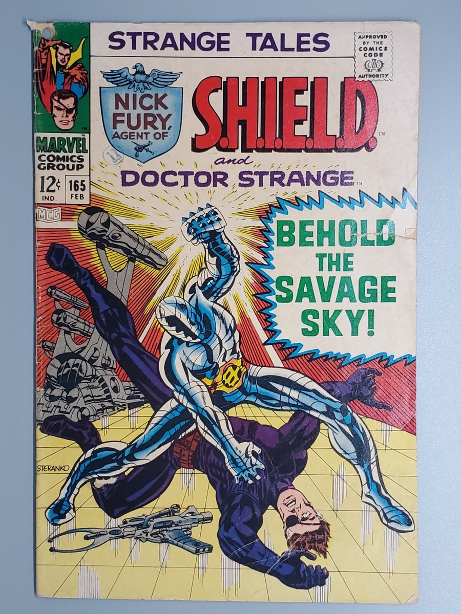 Nick Fury Steranko 1968年 Dr. Strange Strange Tales #165 1968 Nick Fury, Doctor Strange, Steranko
