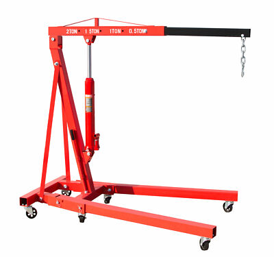 Motorheber 2000 KG Werkstattkran Motorkran klappbar 2 t Kran 