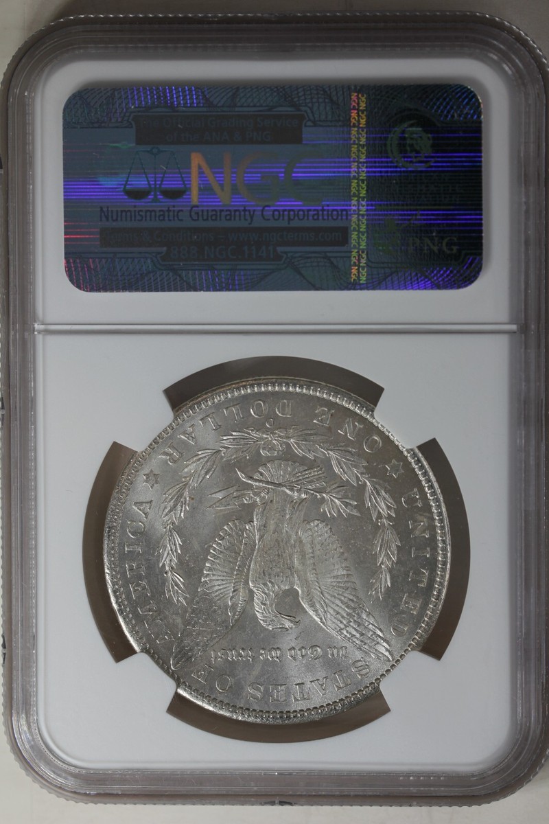 【最終価格】1908 イギリス 貿易銀 1ドル NGC MS63 1901-O $1 NGC MS63 Morgan Silver Dollar, Miss Liberty Head Dollar