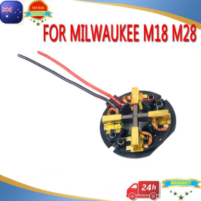 Escobillas de carbón Alnicov para Milwaukee con portaescobillas de carbón compatibles con Milwaukee 18V HD18DD HD18HIW HD18PD Llave de impacto 2650-20 MW1 M18 Escobillas de carbón Alnicov para Milwaukee con portaescobillas de carbón compatibles con Milwaukee 18V HD18DD HD18HIW HD18PD Llave de impacto 2650-20 MW1 M18