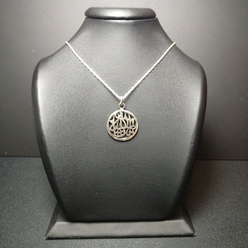 Mashallah Necklace, Islamic Jewellery, 925 Sterling Silver muslim Islam Muslimah - Picture 6 of 9