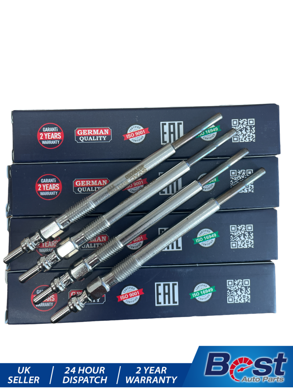 4X GLOW PLUGS FITS NISSAN NAVARA PATHFINDER X TRAIL 2.02.5 DCI