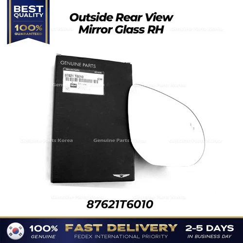 ⭐Genuine⭐ Outside Rear View Mirror Glass RH 87621T6010 for Genesis GV80
